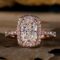 Elongated cushion diamond