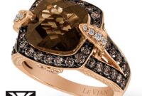 Brown diamond ring