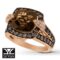 Brown diamond ring