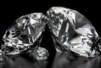 Diamond cluster earrings