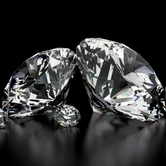 Diamond cluster earrings